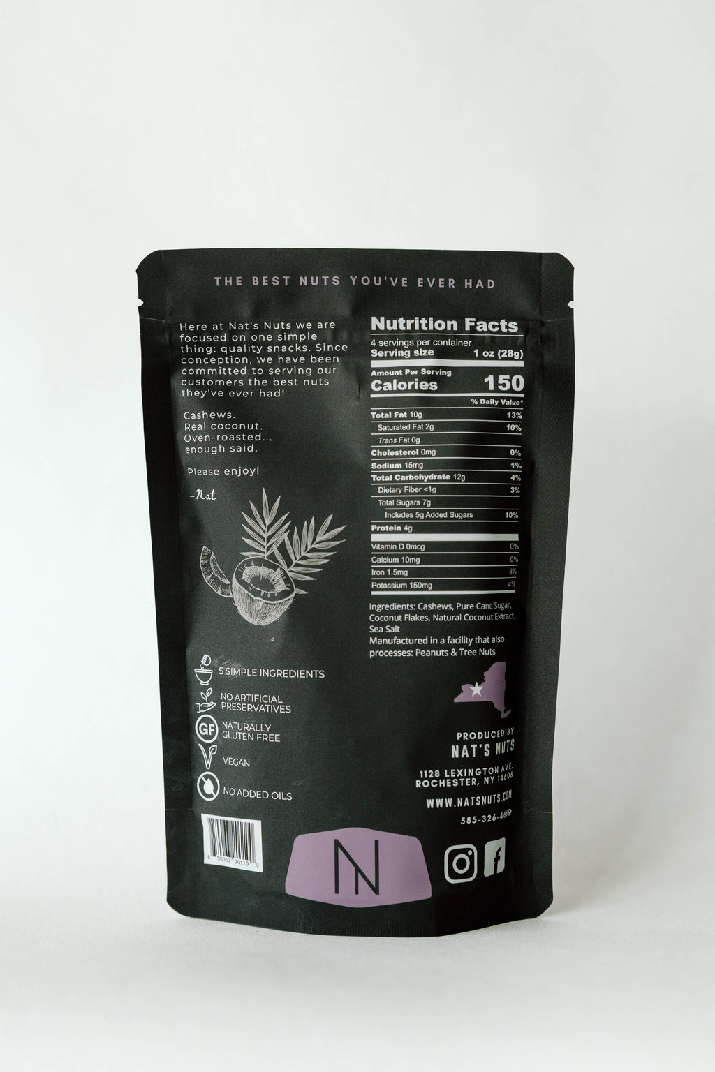 Toasted Coconut Cashews