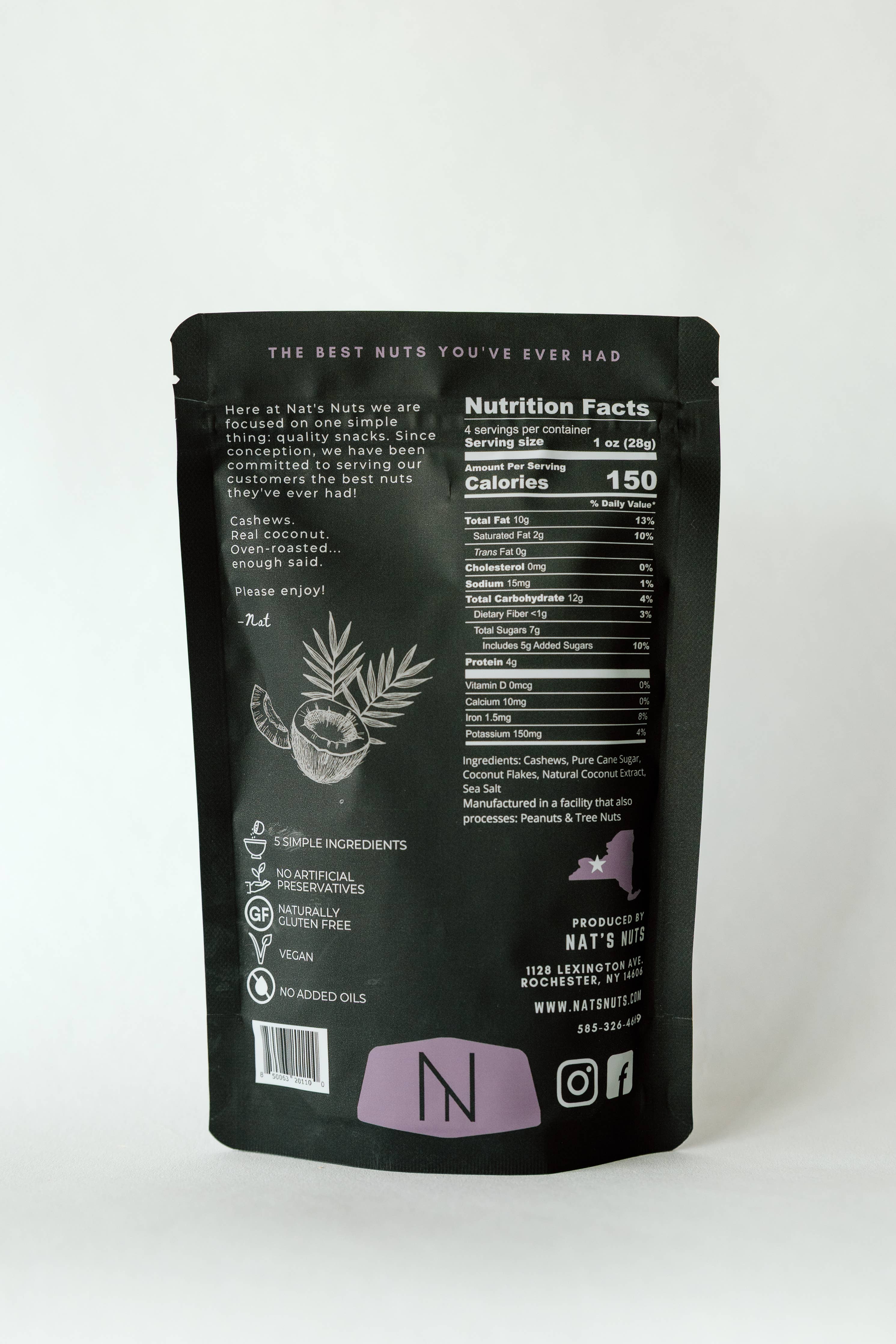 Toasted Coconut Cashews