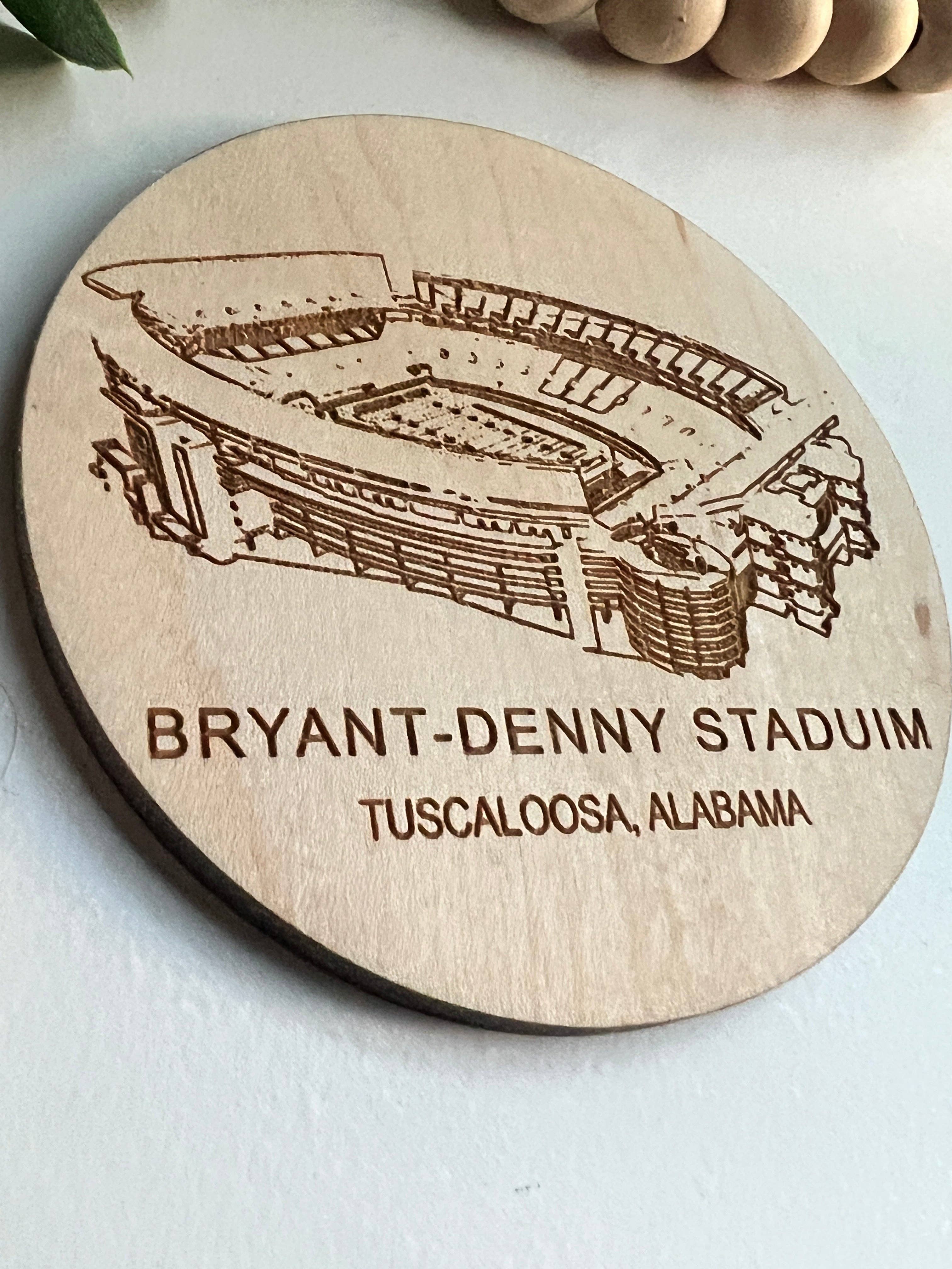 Bryant-Denny Stadium Coasters Bama Alabama Roll Tide