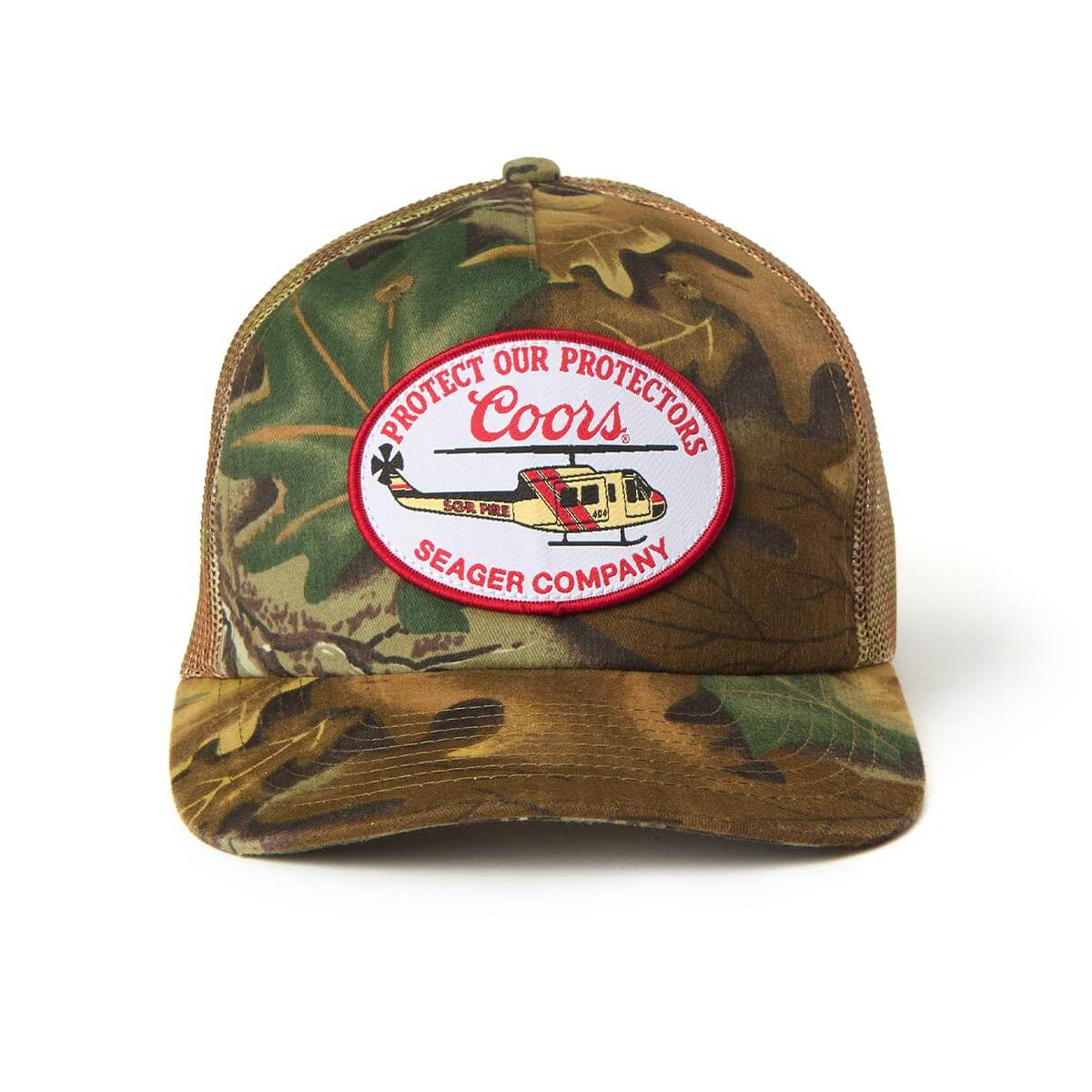 Seager x Coors Banquet Helo Trucker Snapback Camo