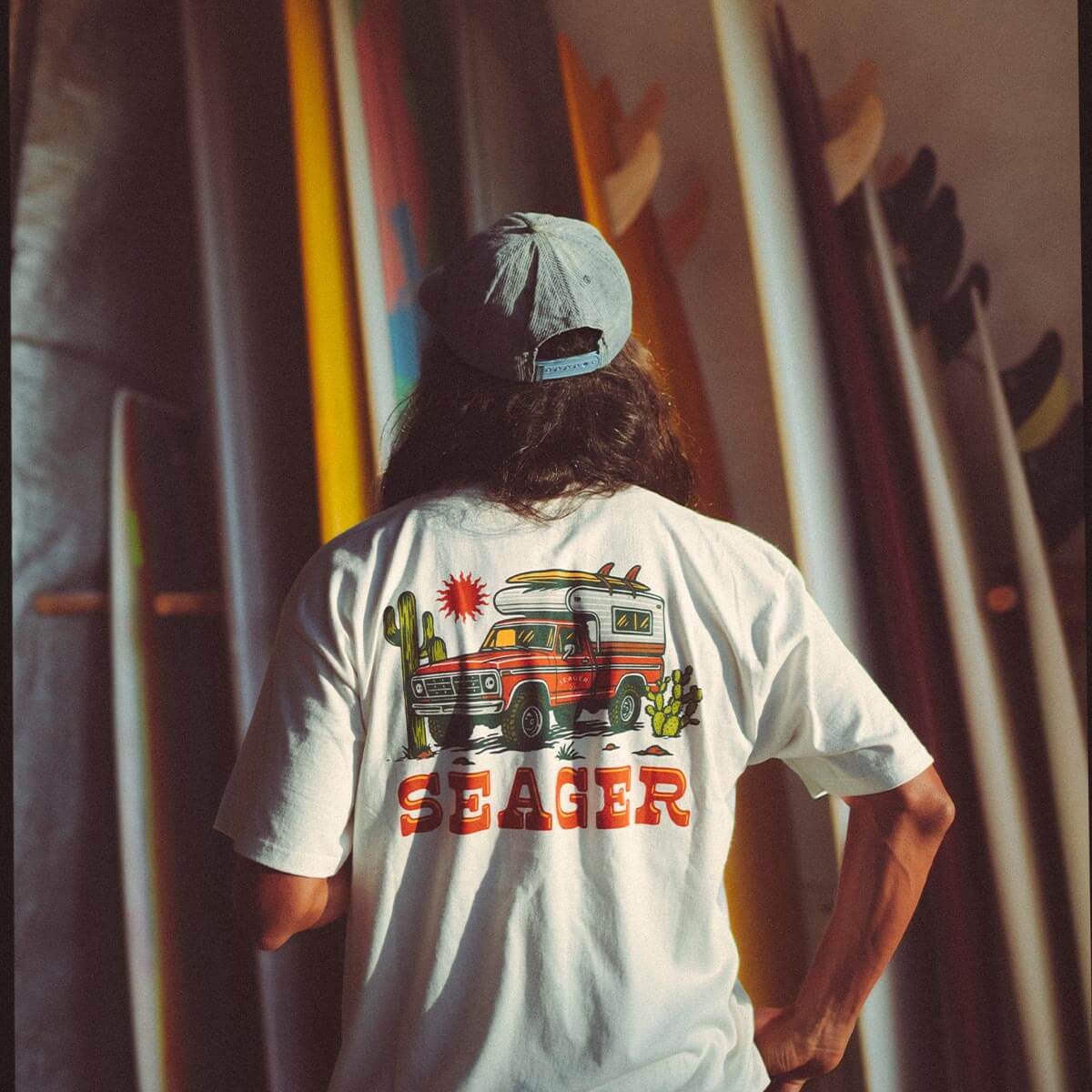Baja Tee Vintage White