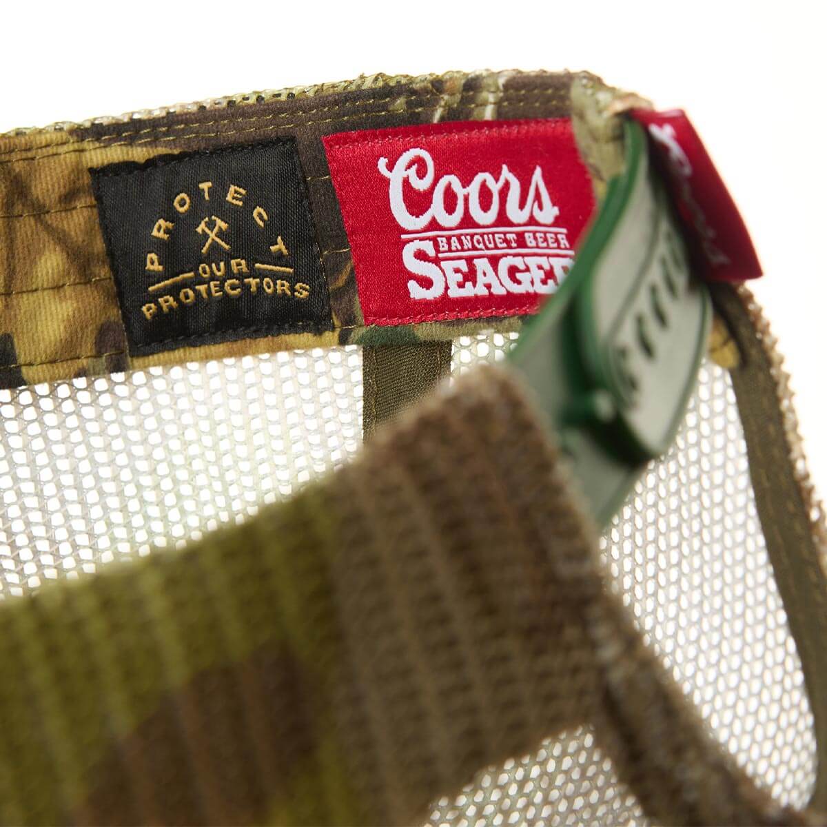 Seager x Coors Banquet Helo Trucker Snapback Camo