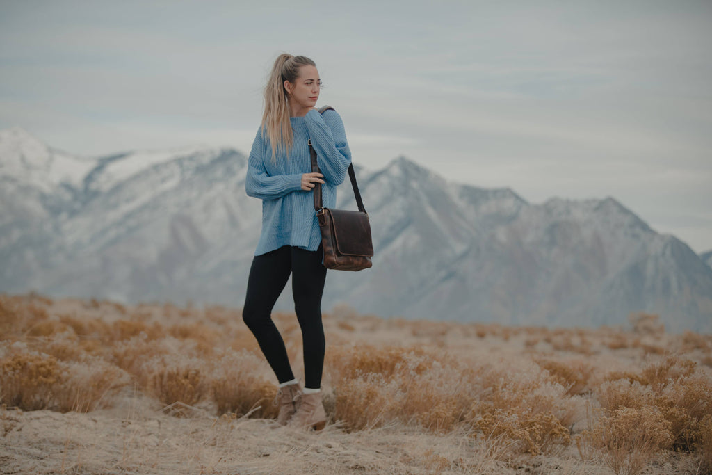 Cordova Buffalo Leather Messenger Bag