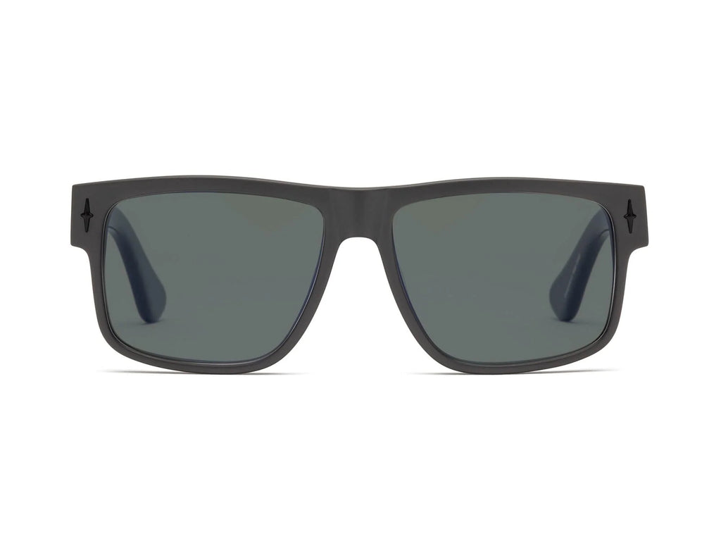 Caddis Mister Cartoon Sunglasses Dark Metallic Grey - Polarized Grey
