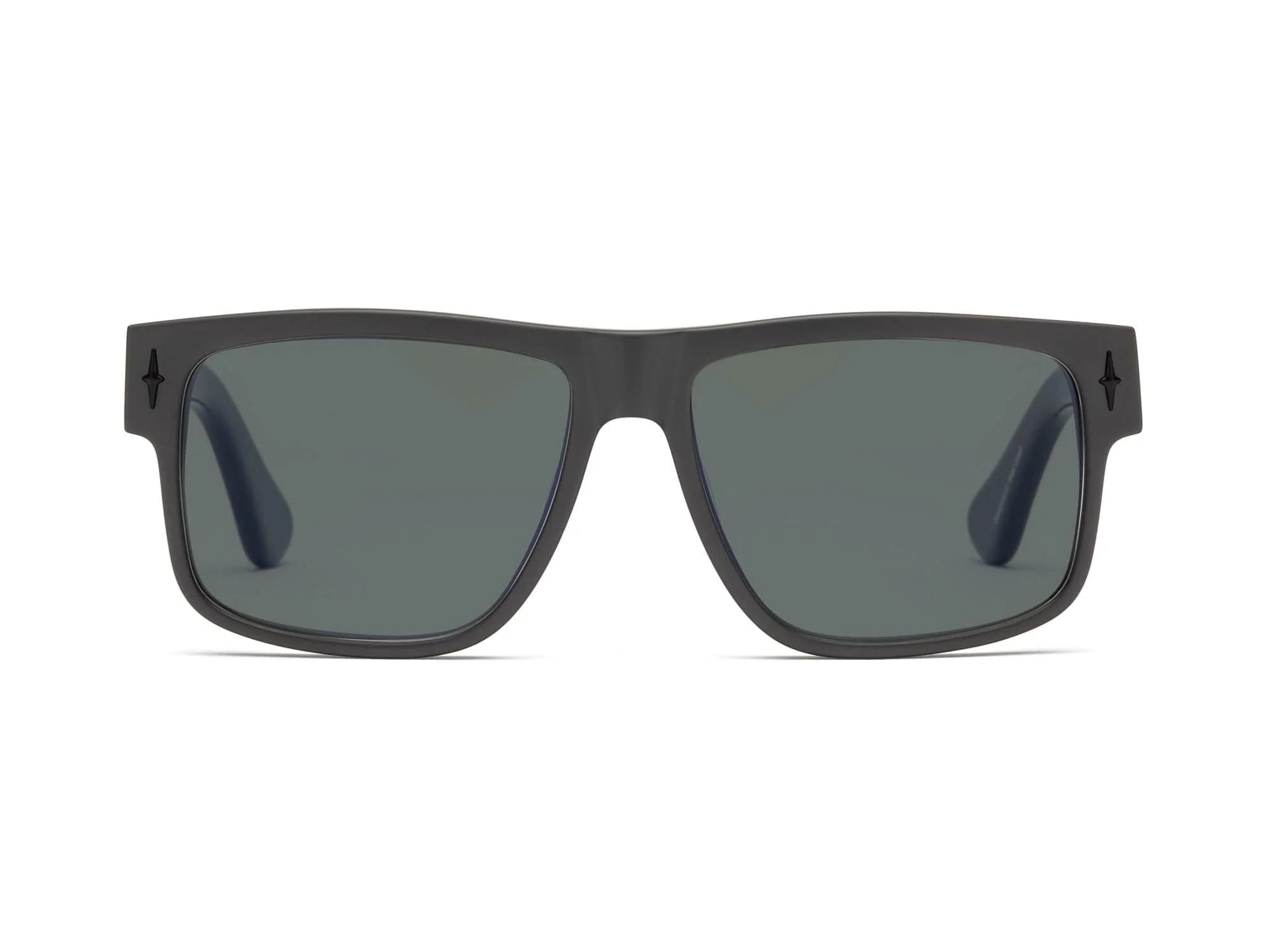 Caddis Mister Cartoon Sunglasses Dark Metallic Grey - Polarized Grey