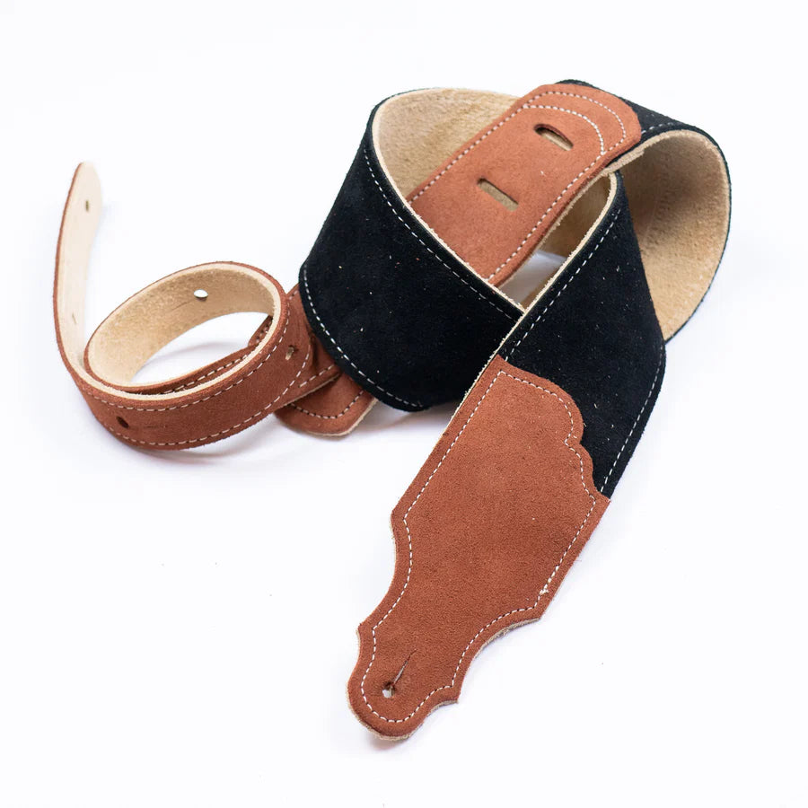 Sedona Suede Guitar Strap Black