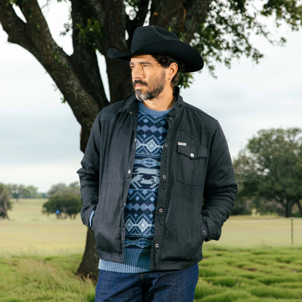 Rancho Waxed Jacket in Black
