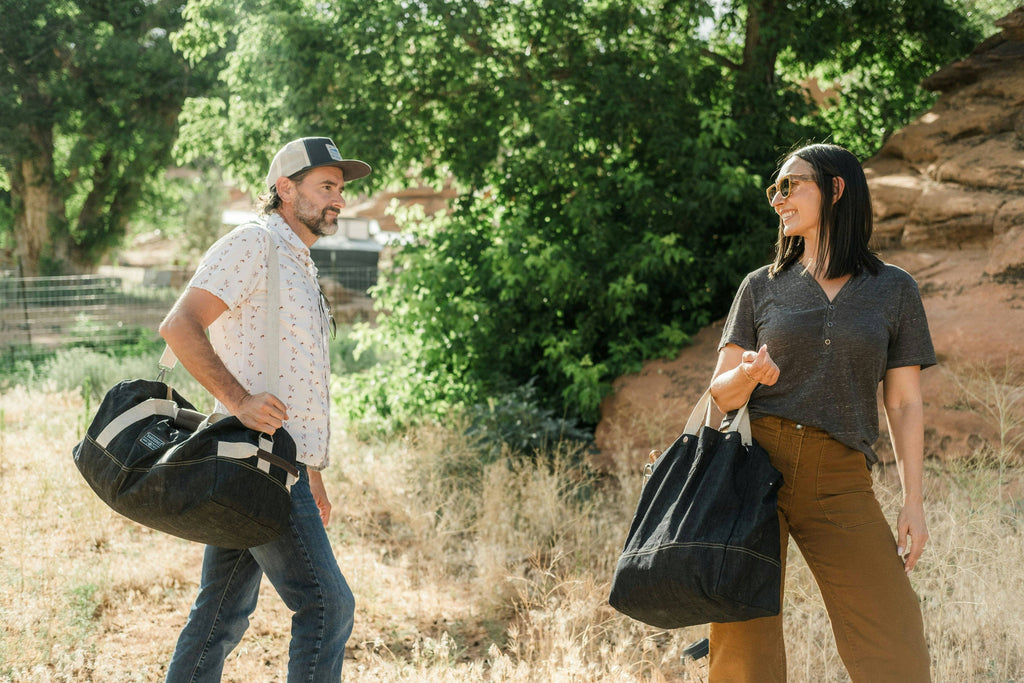 Neelum Duffel Bag - Denim