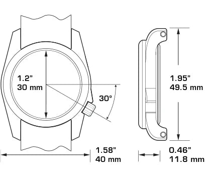 Bertucci A-2S BALLISTA X1 ILLUMINATED, X1 SWISS SUPER LUMINOUS DIAL W/ DEFENDER OLIVE NYLON BAND