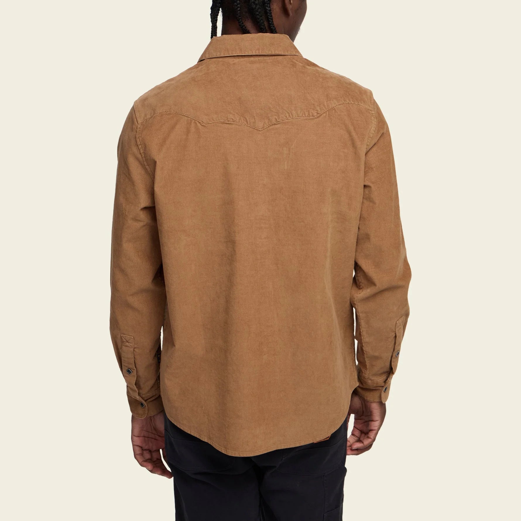 Banning Corduroy Snapshirt - Duck Brown