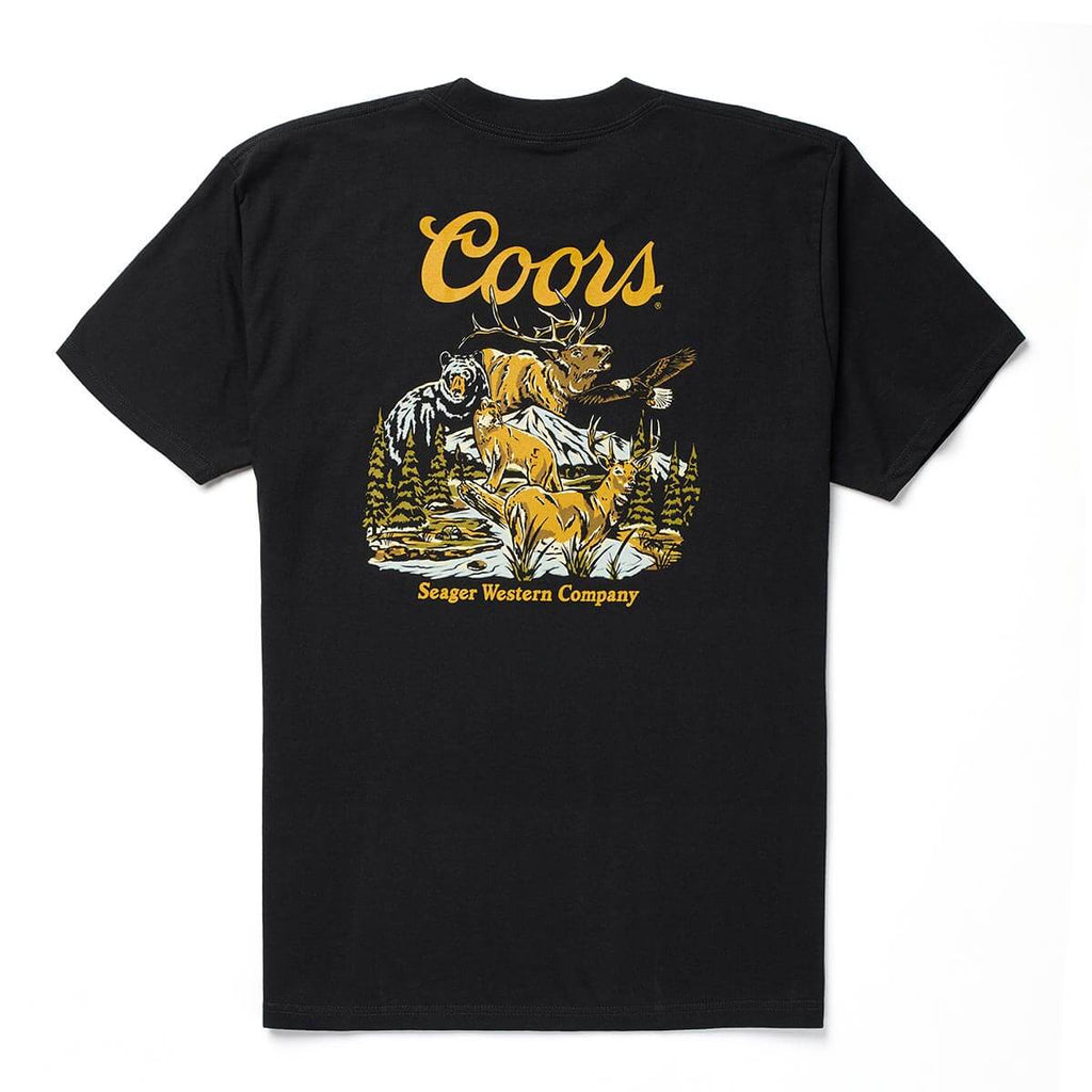 Seager x Coors Banquet Preserve Tee Black- Black