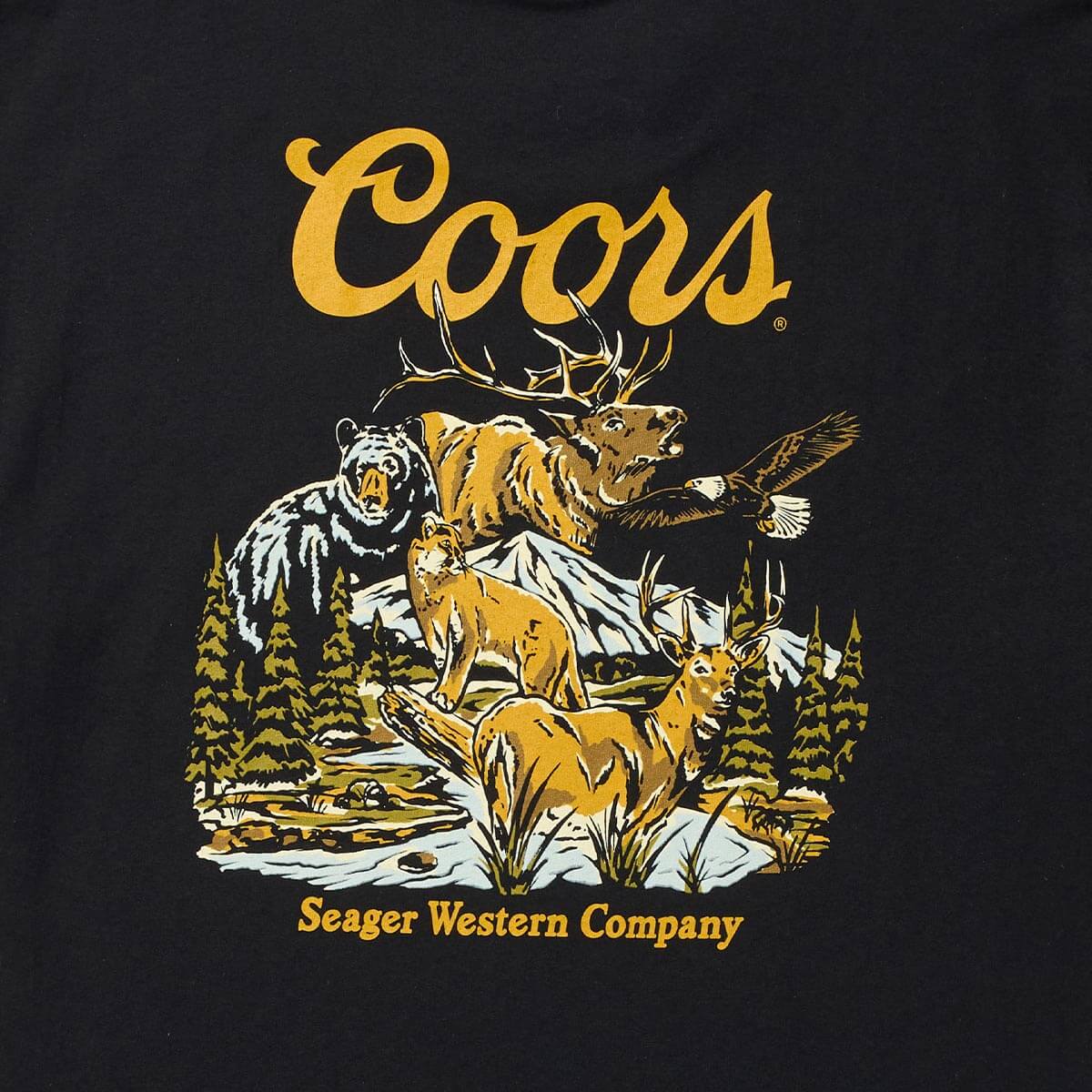 Seager x Coors Banquet Preserve Tee Black- Black