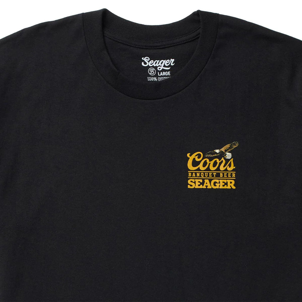 Seager x Coors Banquet Preserve Tee Black- Black