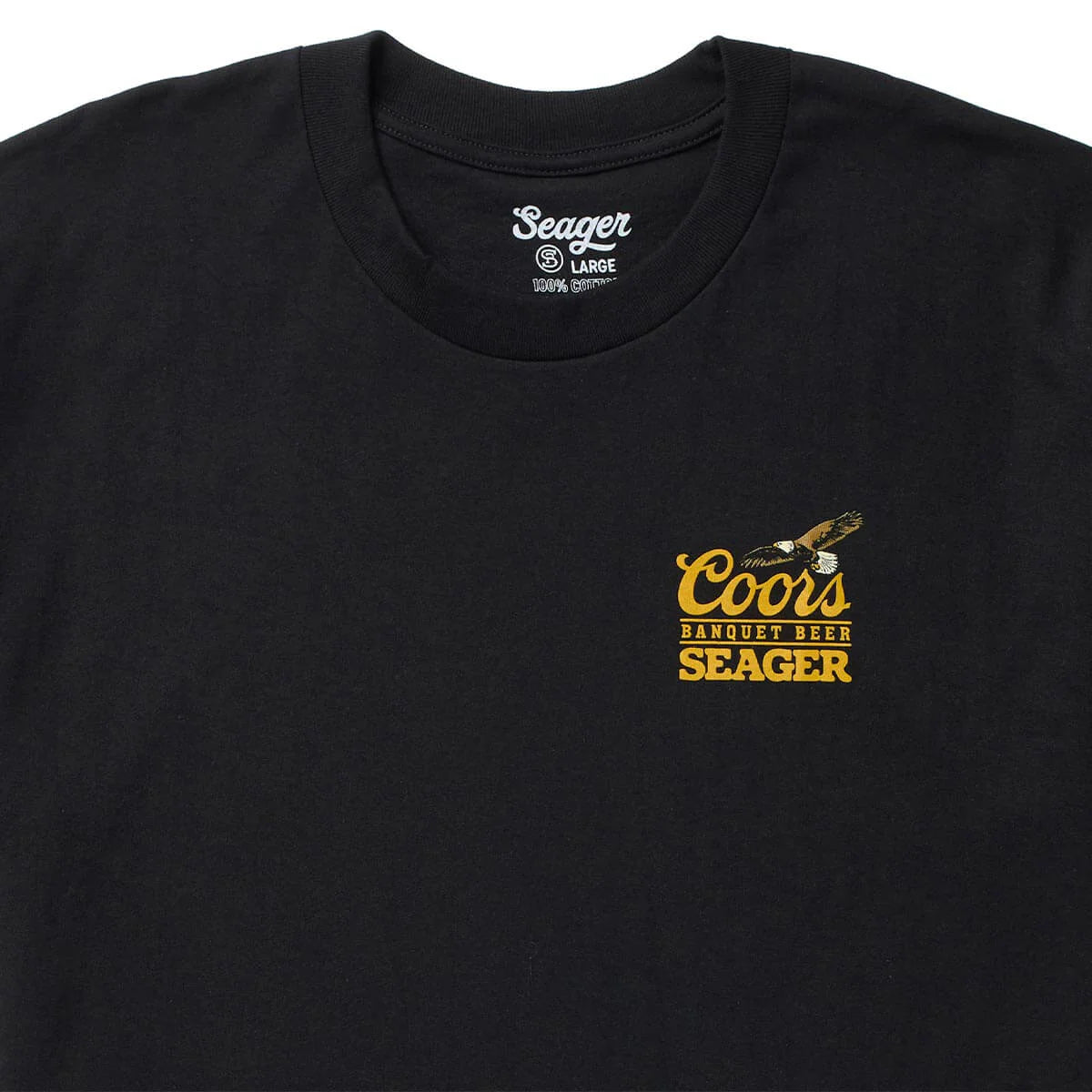 Seager x Coors Banquet Preserve Tee Black- Black
