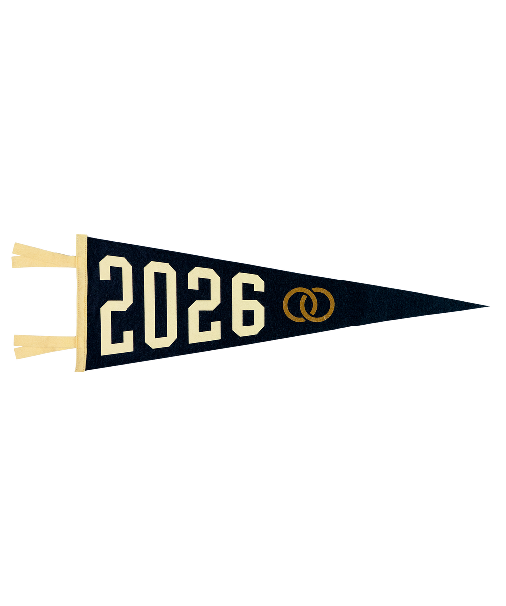 2026 Wedding Pennant