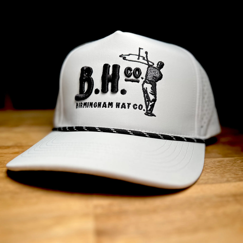 On The Green Golf Hat White - Birmingham Hat Co.