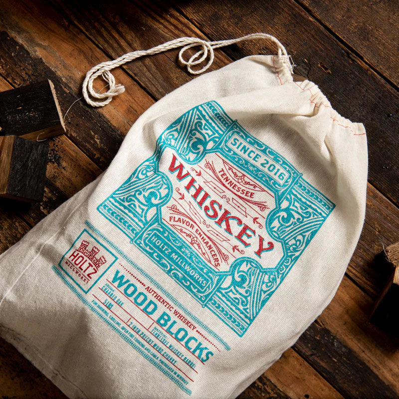 Tennessee Whiskey Barrel Flavor Enhancers - Barrel Wood Blocks For Smoking