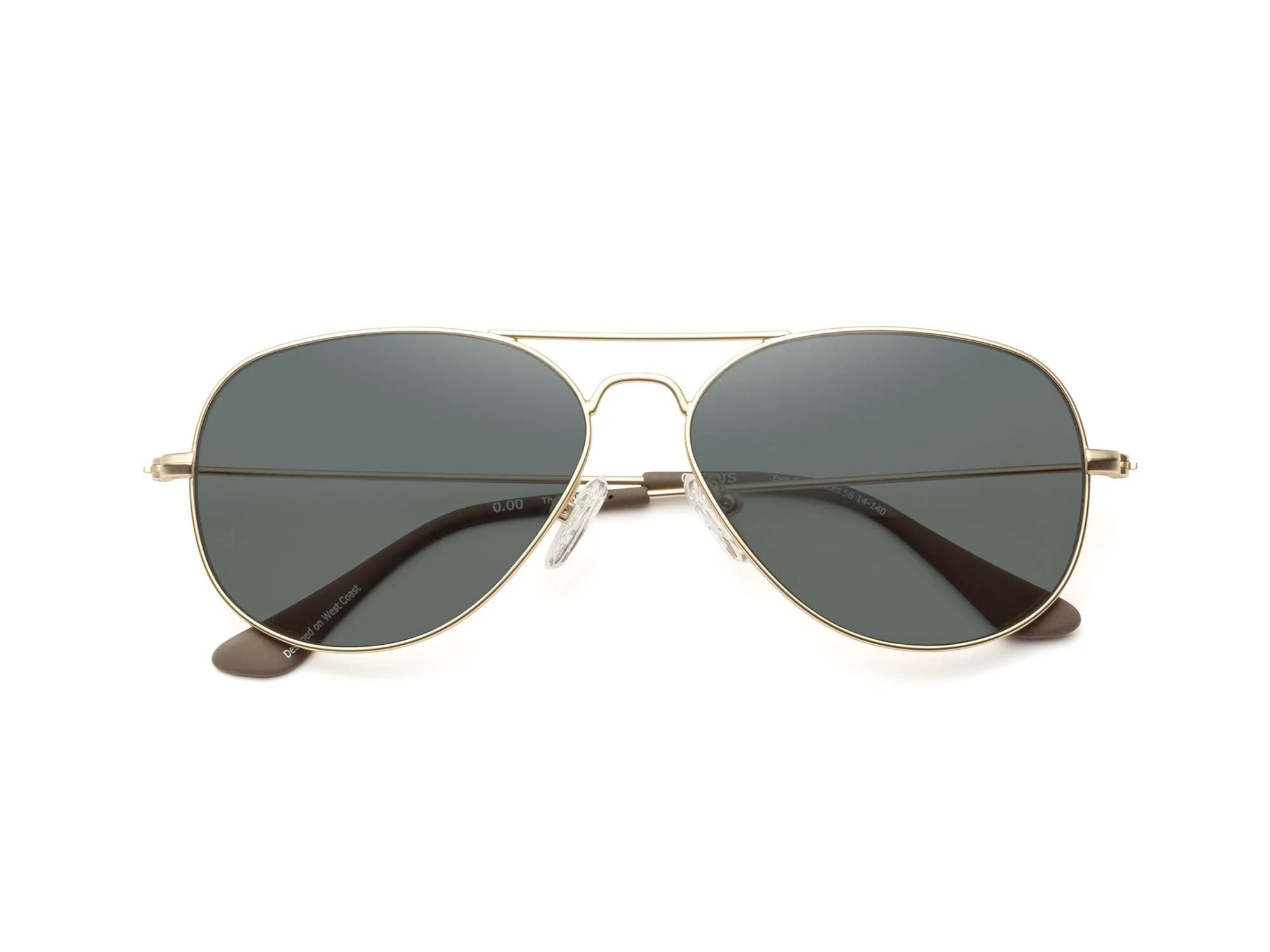 Caddis Mabuhay Sunglasses Matte Gold - Polarized Gray