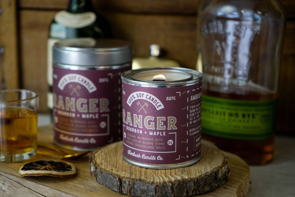 Ranger | Bourbon + Maple 8oz Soy Candle