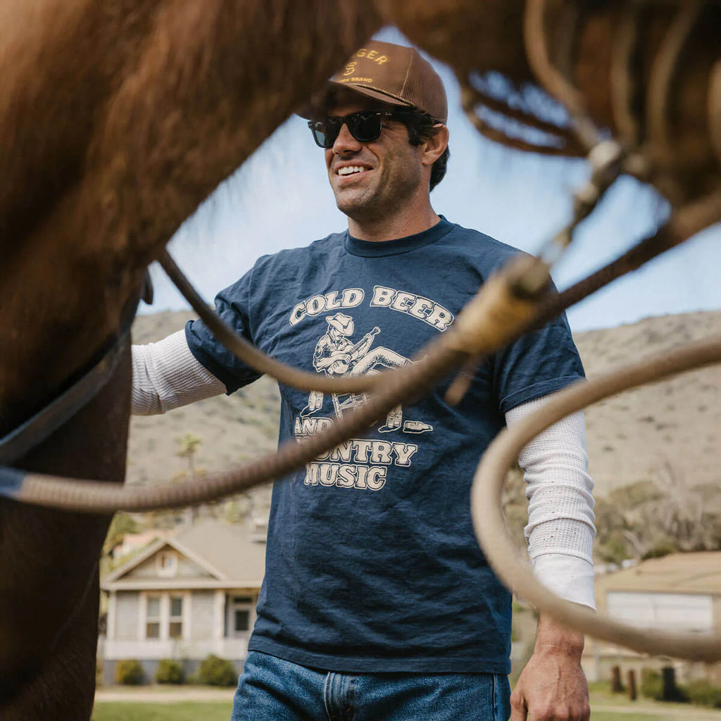 Country Music Tee Navy