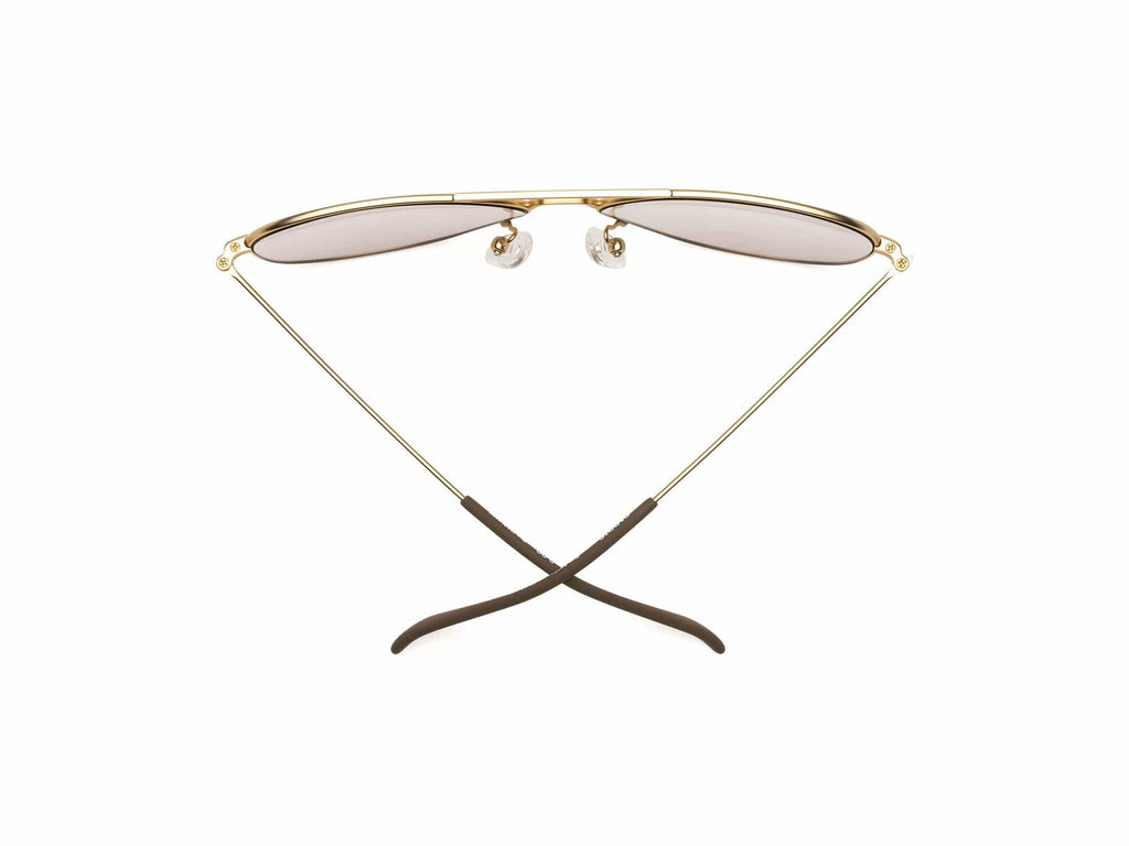 Caddis Mabuhay Sunglasses Matte Gold - Polarized Gray