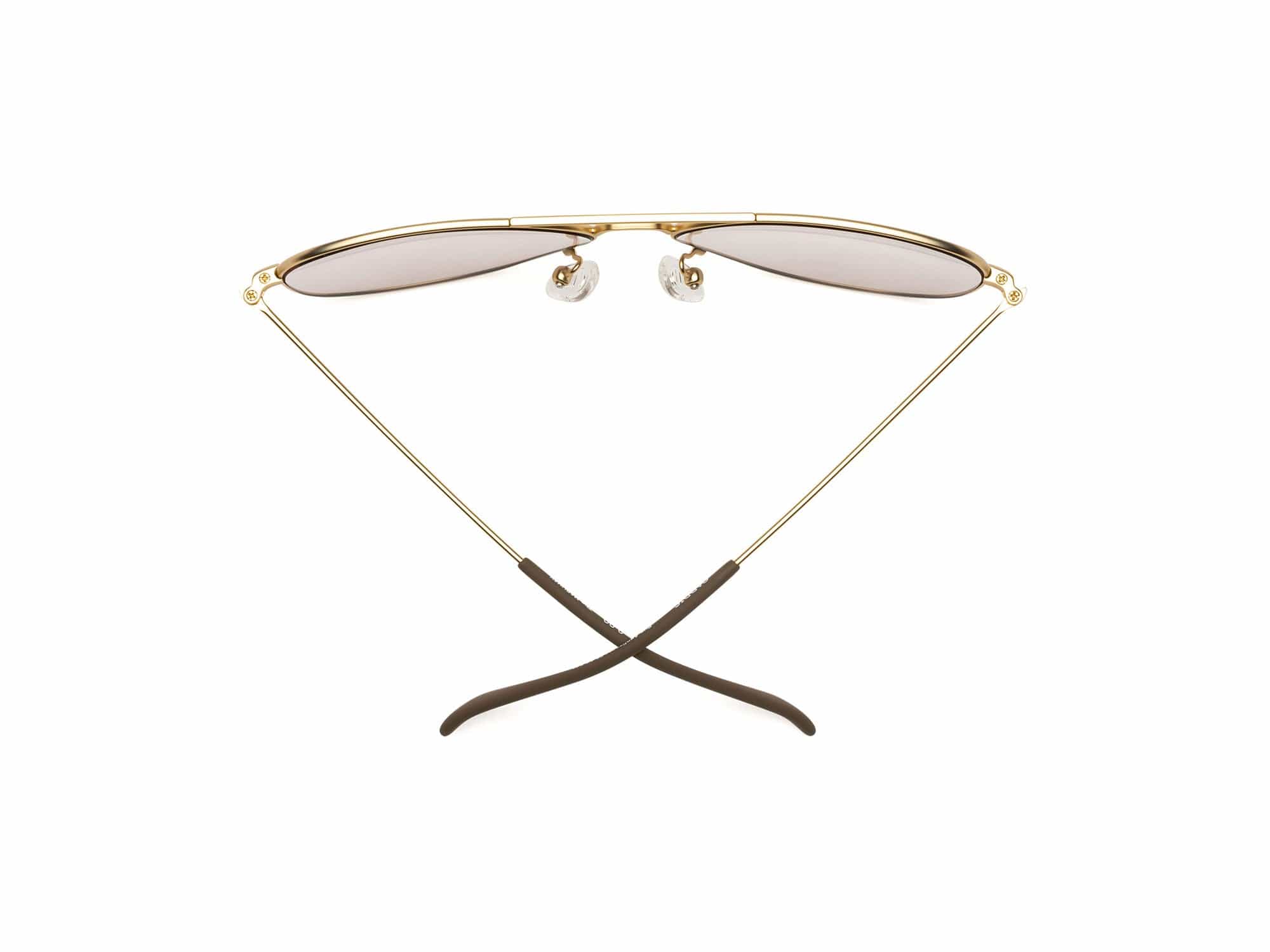Caddis Mabuhay Sunglasses Matte Gold - Polarized Gray