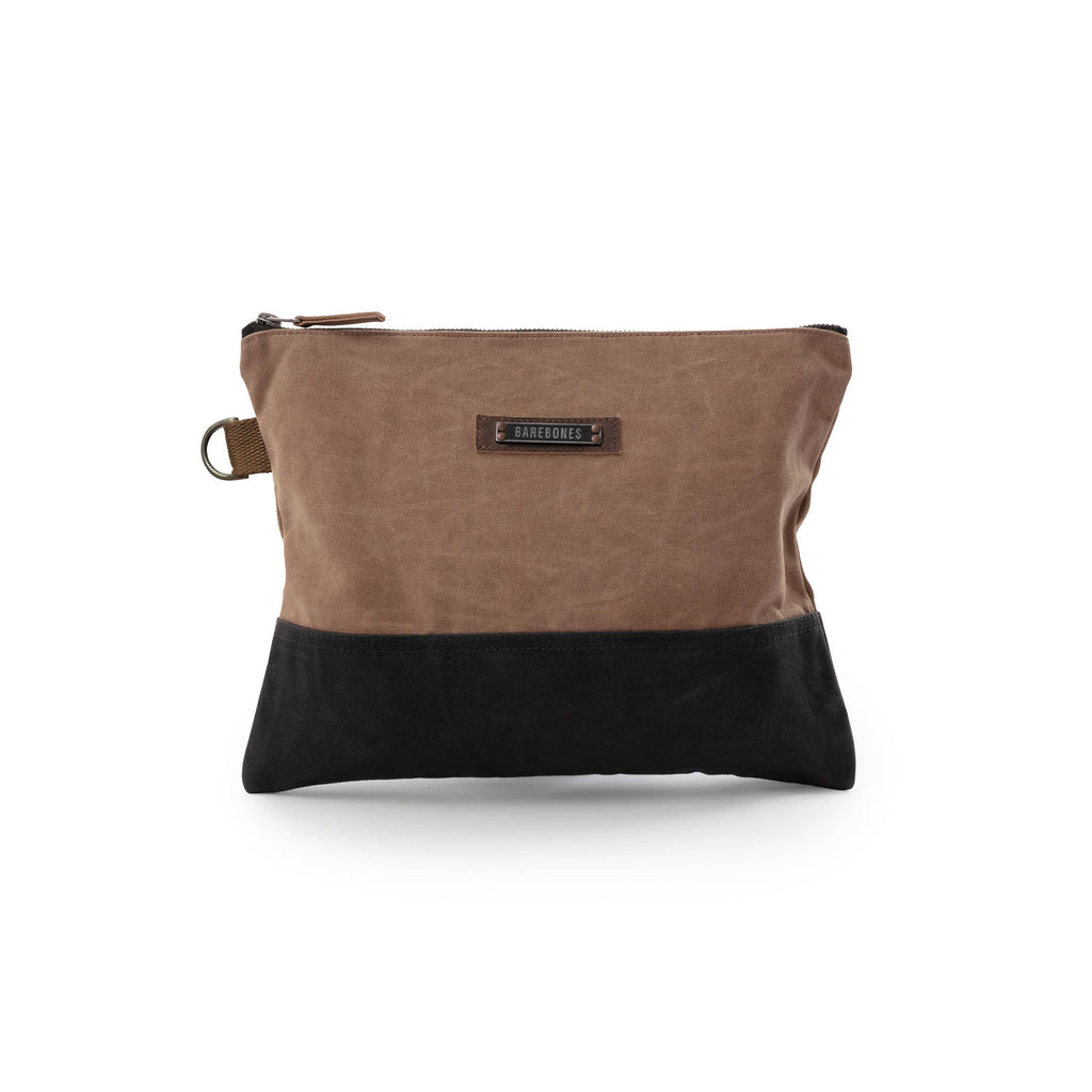 Neelum Zipper Pouch Bag -Waxed Canvas Bag