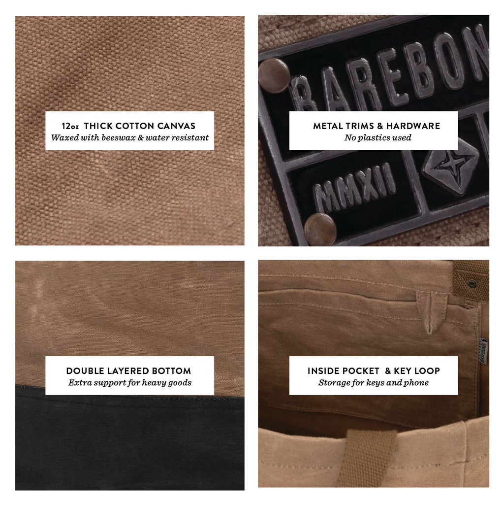 Neelum Oversized Tote Bag -Waxed Canvas Bag