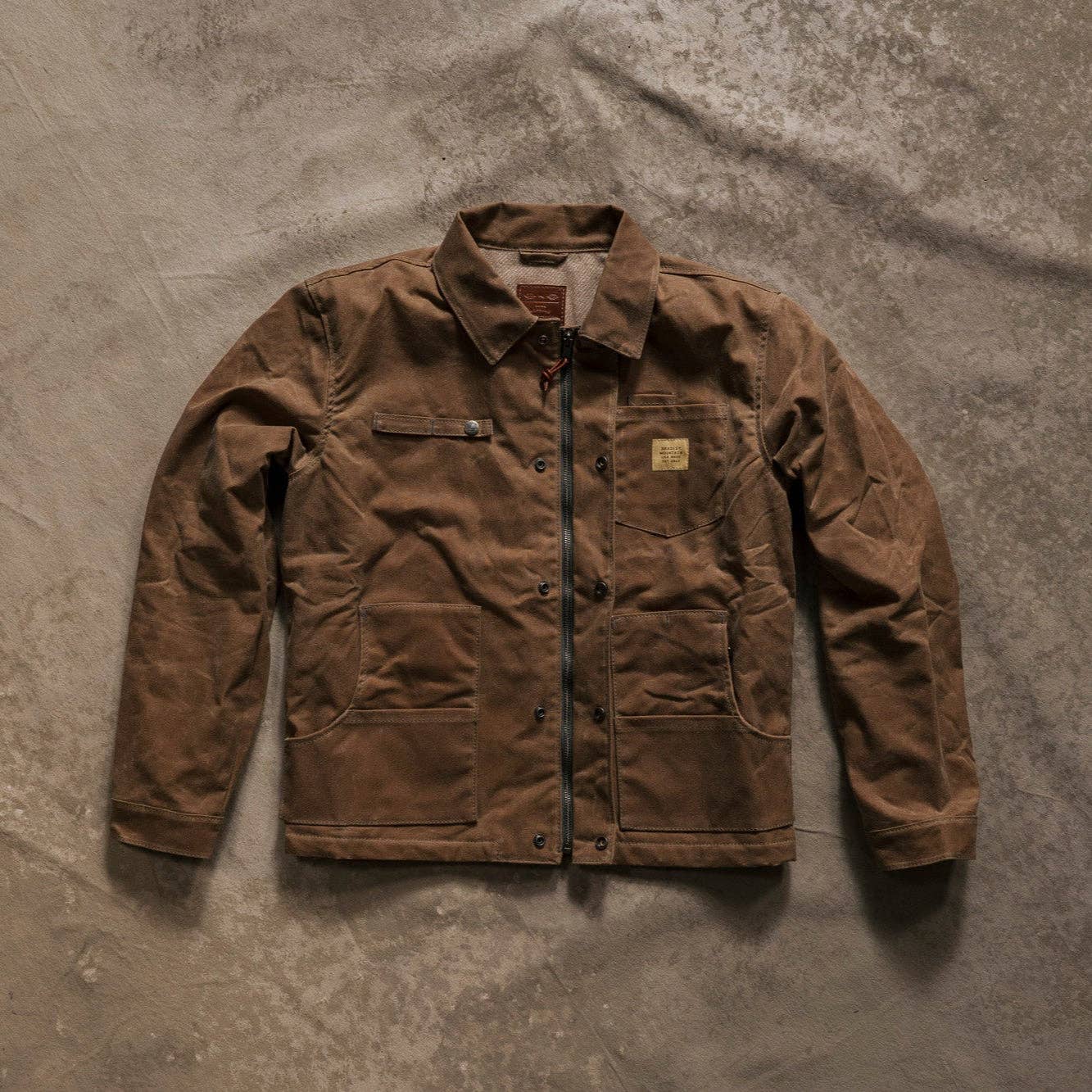 Cabin Jacket w/ Zipper - Brush Brown