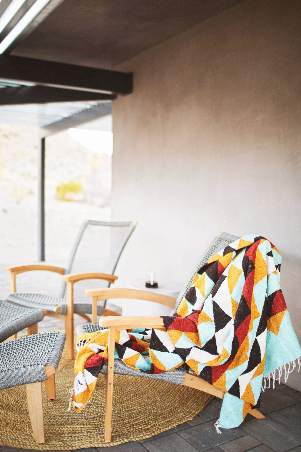 Handwoven Throw Blanket | Cascade