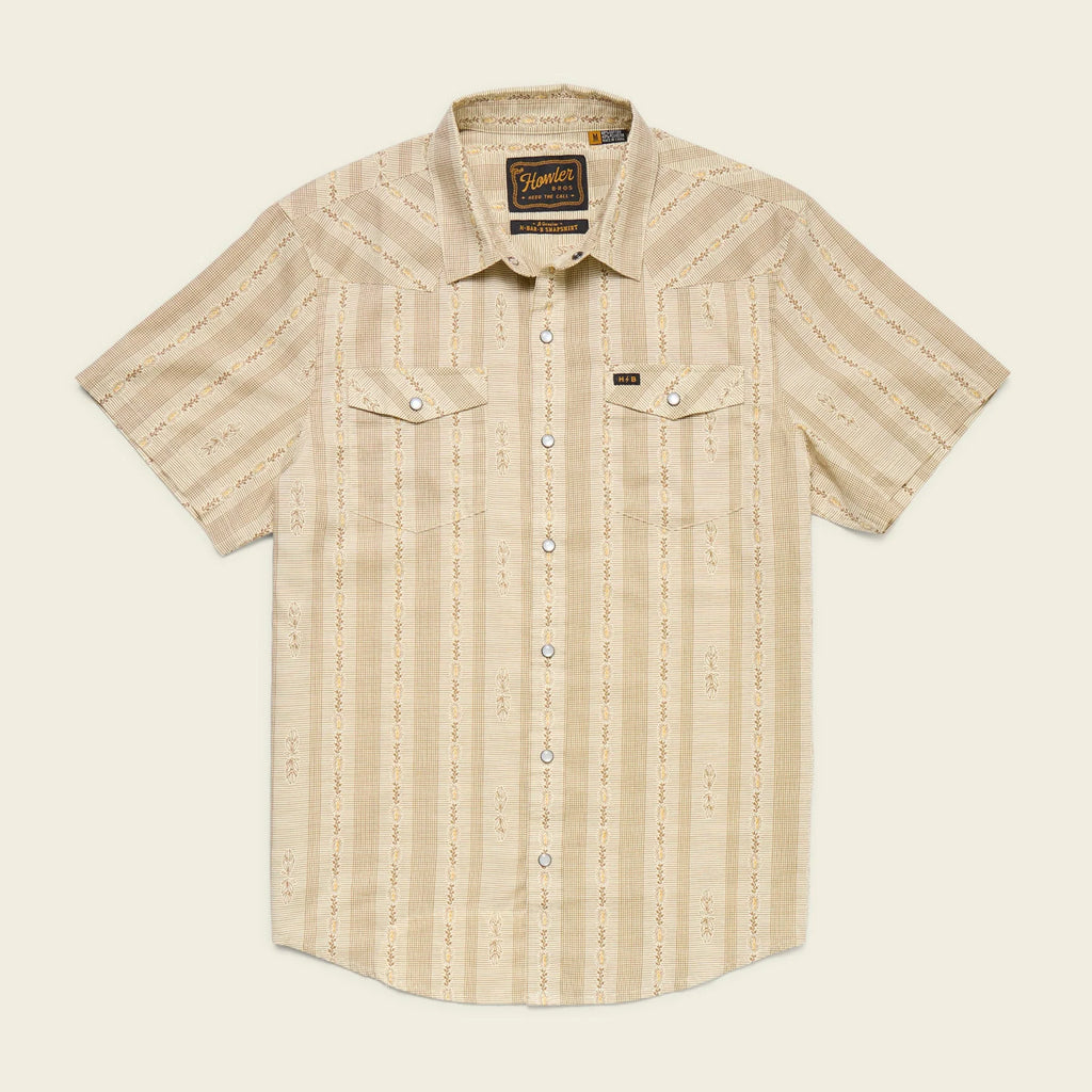 H Bar B Snapshirt - Prairie Garland - Dust