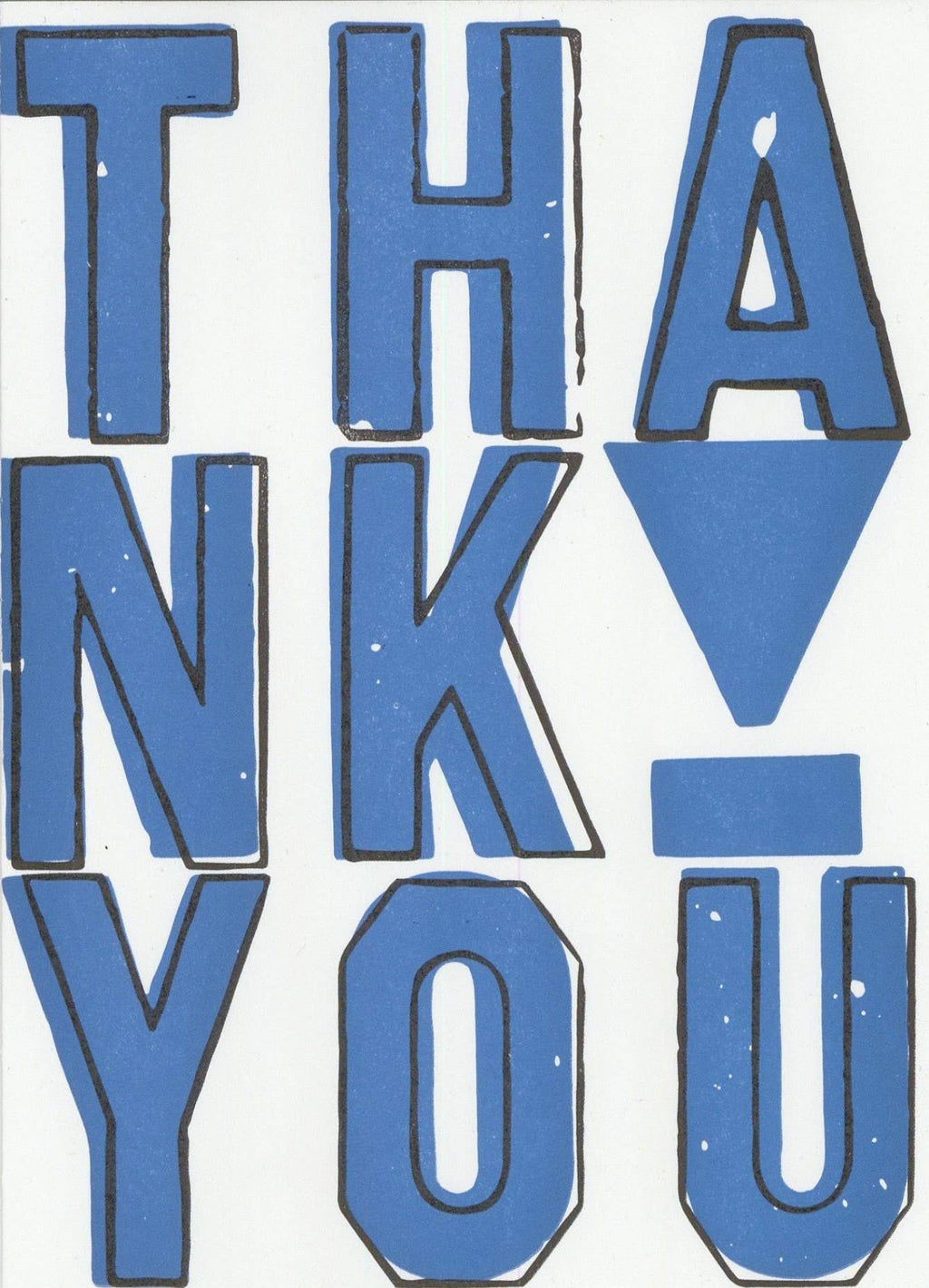 Thank You Outline Boxed Cards - Pack of 8 Cards