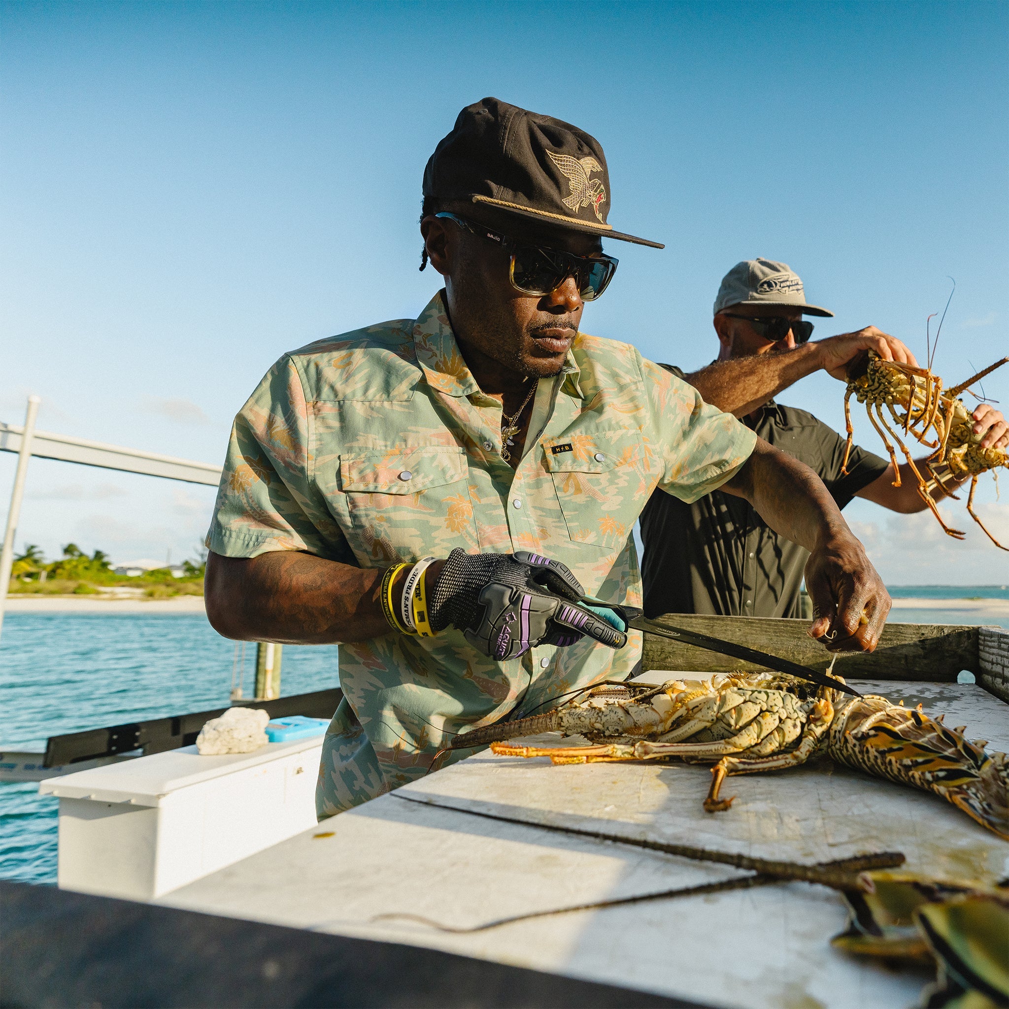 H Bar B Snapshirt : Dreamland : Seafoam