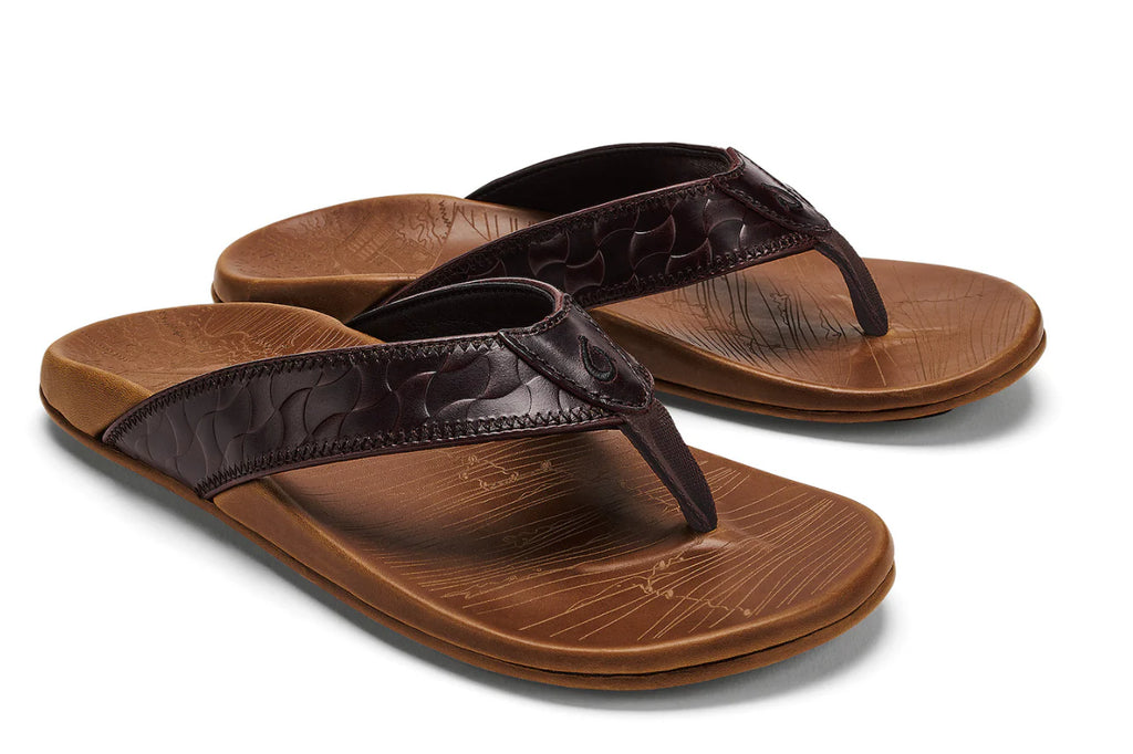 Hikianalia Dark Java/Tan Sandals