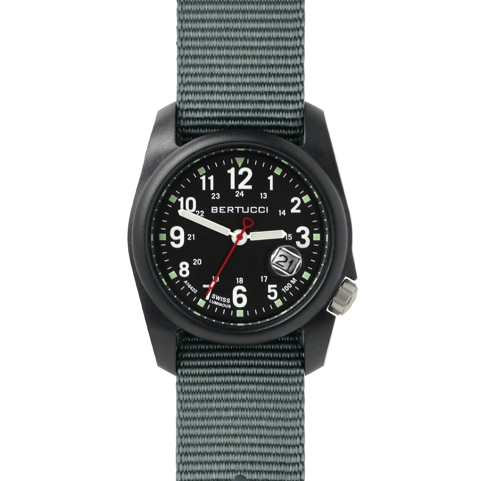 BERTUCCI DX3® SUPER™ - BLACK W/ VINTAGE DRAB™ NYLON BAND