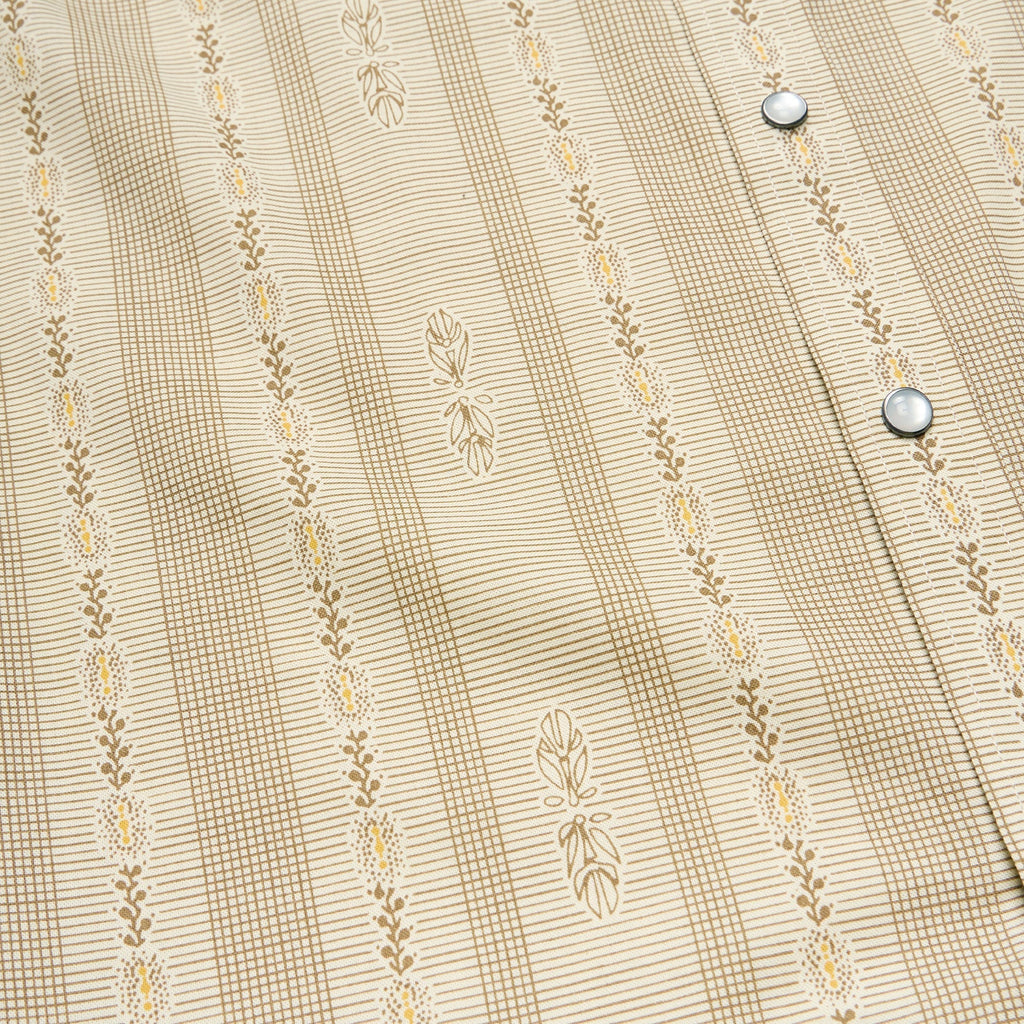 H Bar B Snapshirt - Prairie Garland - Dust