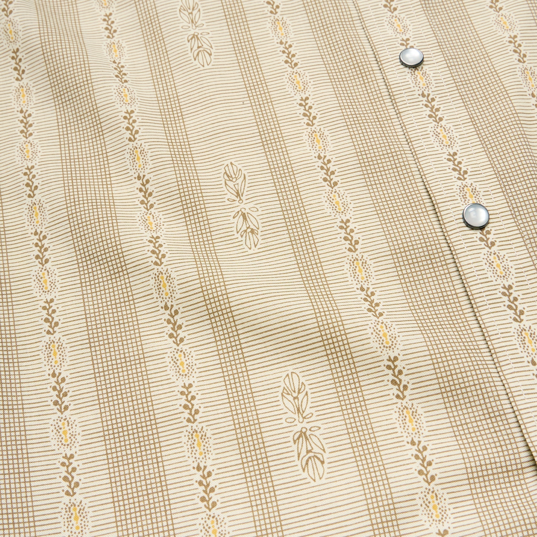 H Bar B Snapshirt - Prairie Garland - Dust