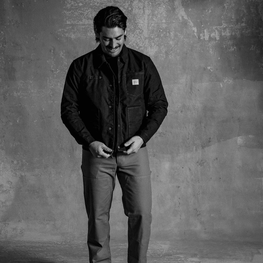 Cabin Jacket w/ Zipper - Waxed Black