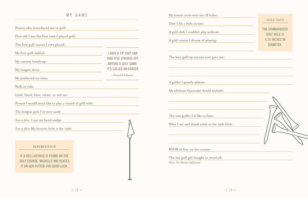 Ultimate Golf Journal