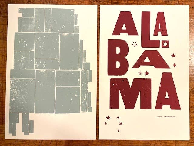 Alabama State Poster