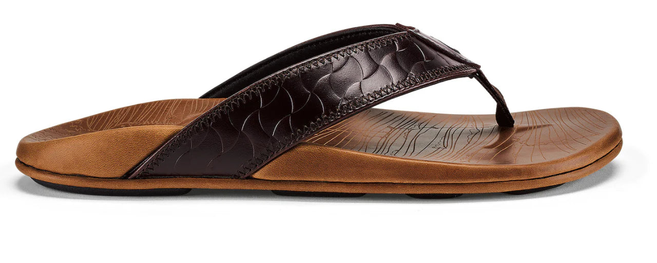 Hikianalia Dark Java/Tan Sandals