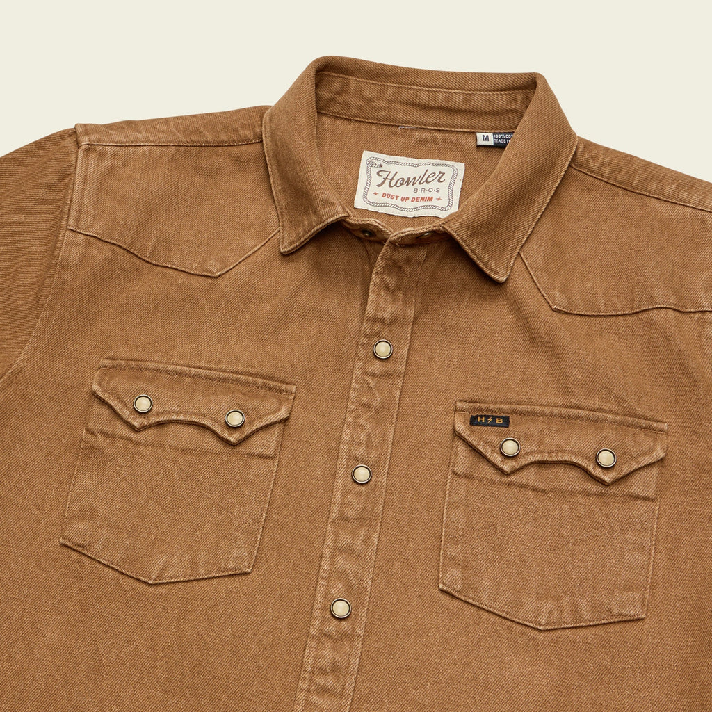 Dust Up Denim Snapshirt - Owens Oaker Wash