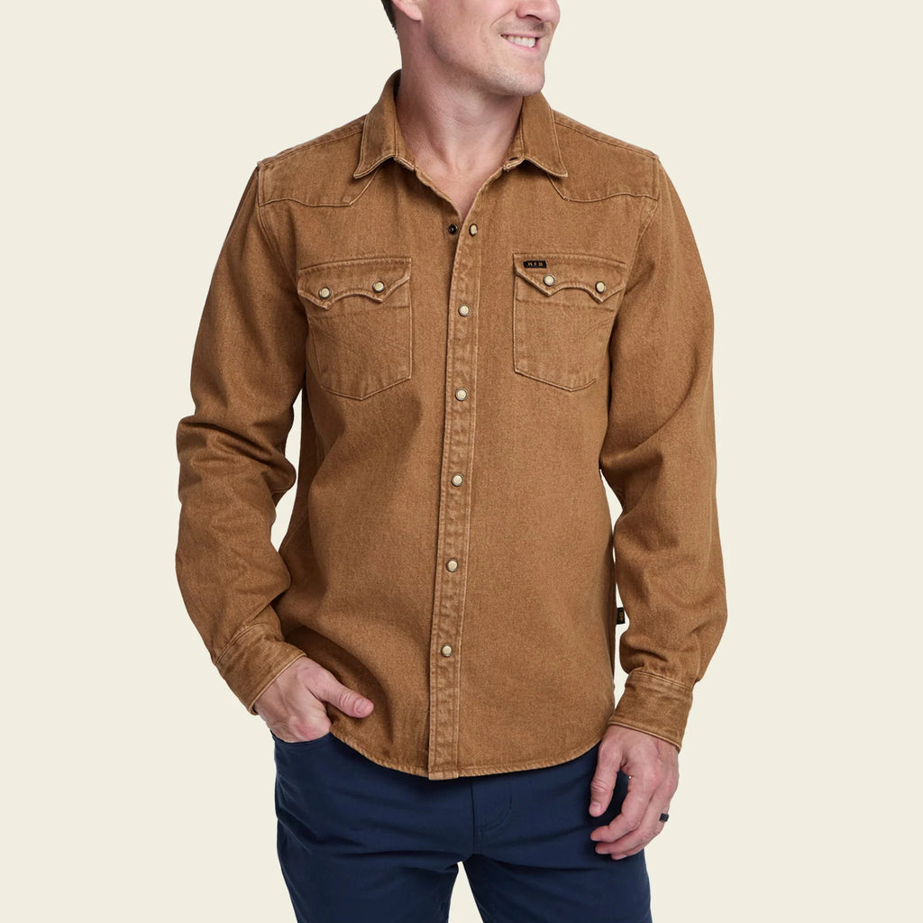 Dust Up Denim Snapshirt - Owens Oaker Wash