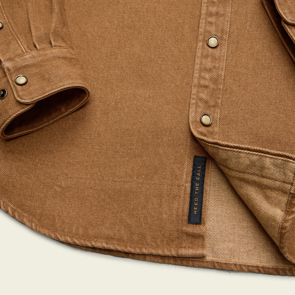 Dust Up Denim Snapshirt - Owens Oaker Wash