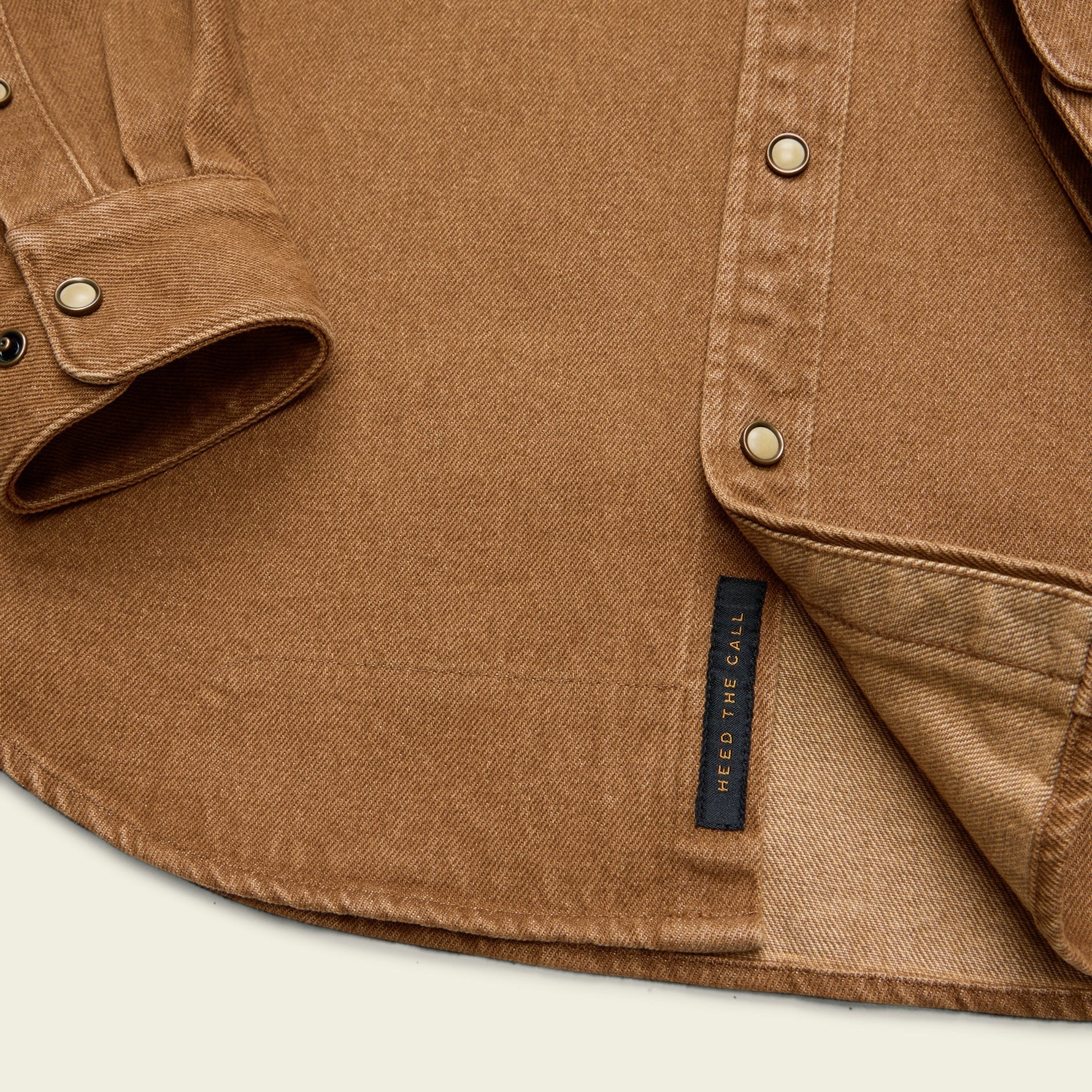 Dust Up Denim Snapshirt - Owens Oaker Wash