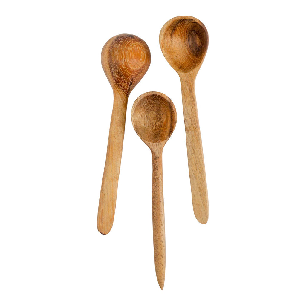 Carved Spoons Set of 3