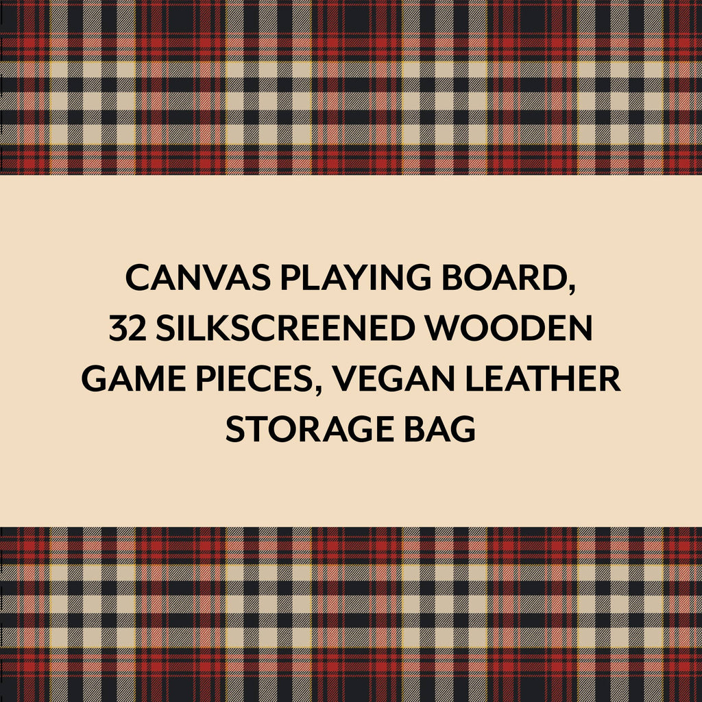 Pendleton Red Black Check Pattern Chess & Checkers