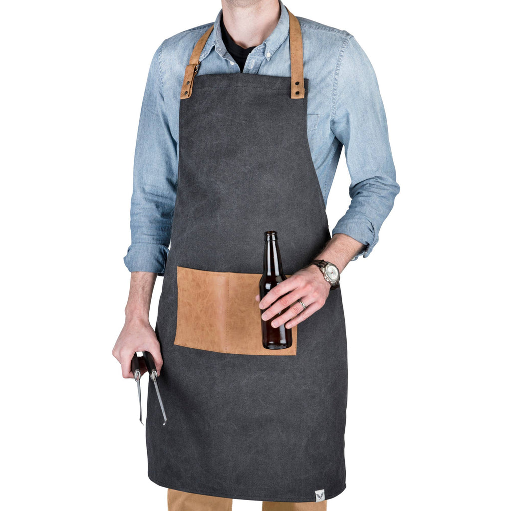Canvas Grilling Apron w/ Pocket