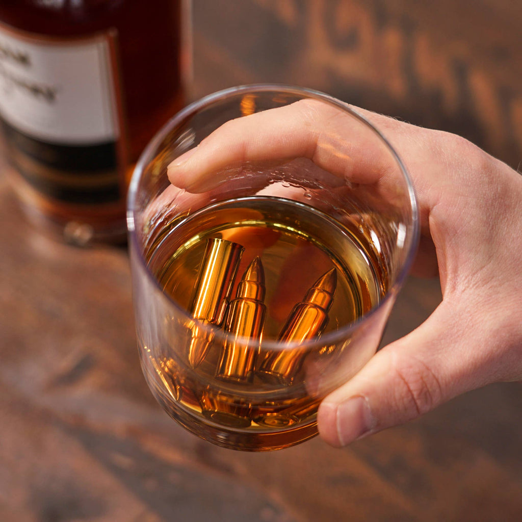 Stainless Steel Bullet Whiskey Rocks