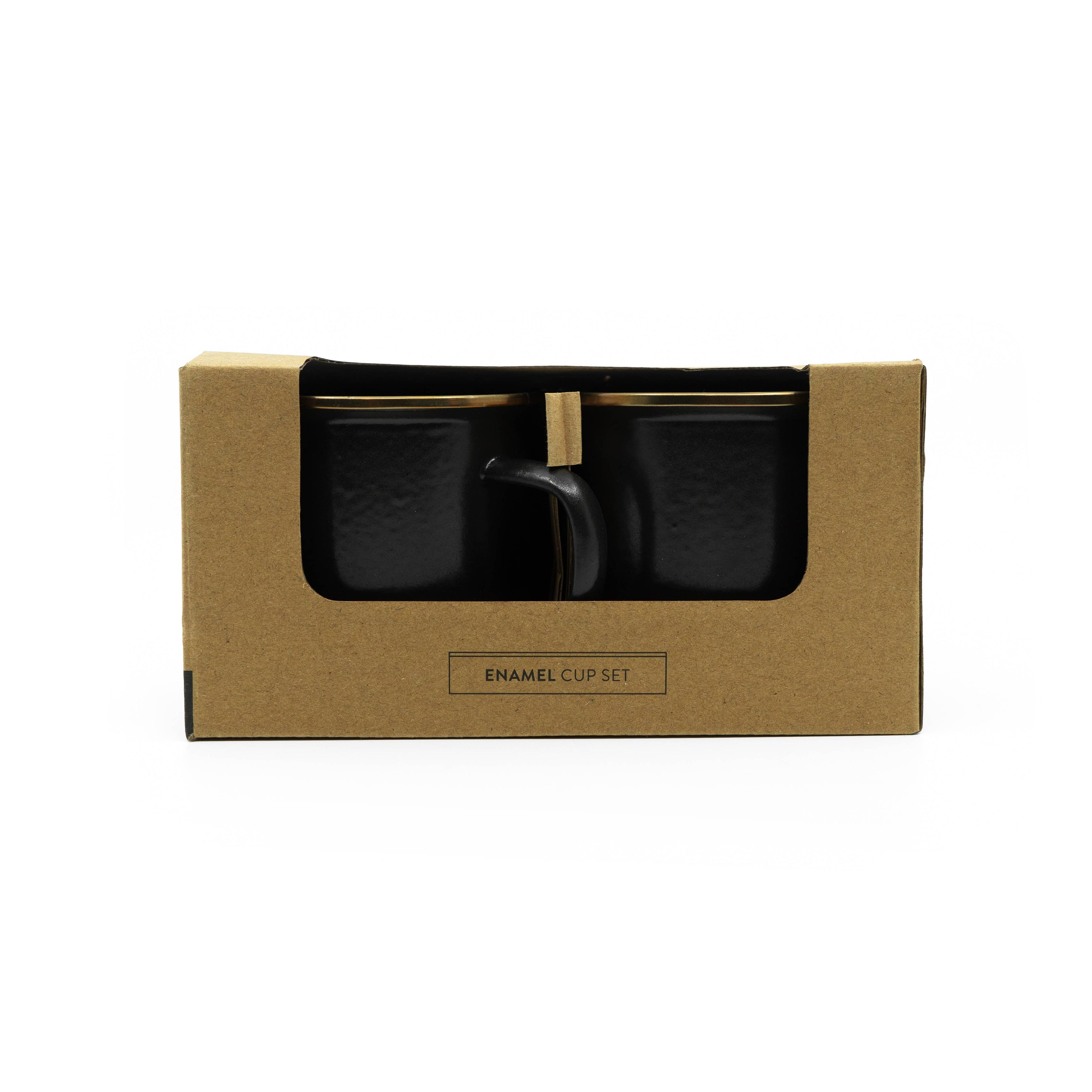 Enamel Cup (Set of 2) - Tea & Coffee Mug